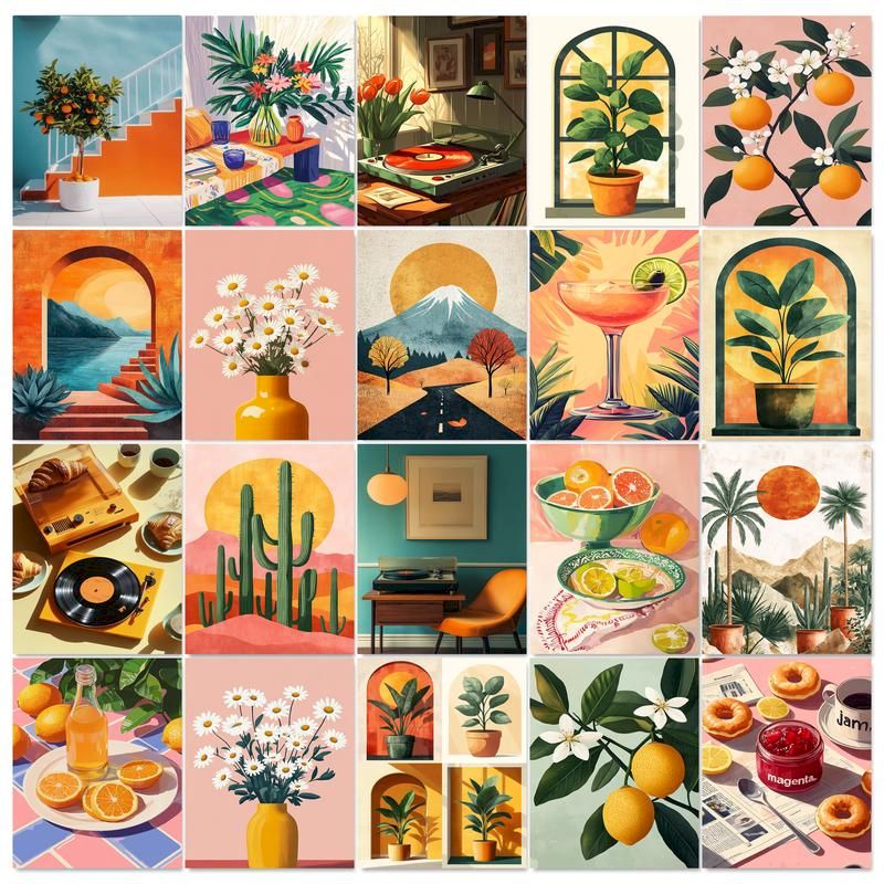 Art Craft Flower - GATYZTORY çerçeve Diy boyama numaralarına göre