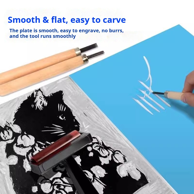 Lino Printing Block - Kauçuk Blok Oyma 3mm/5mm A3/A4/A5/A6 Baskı