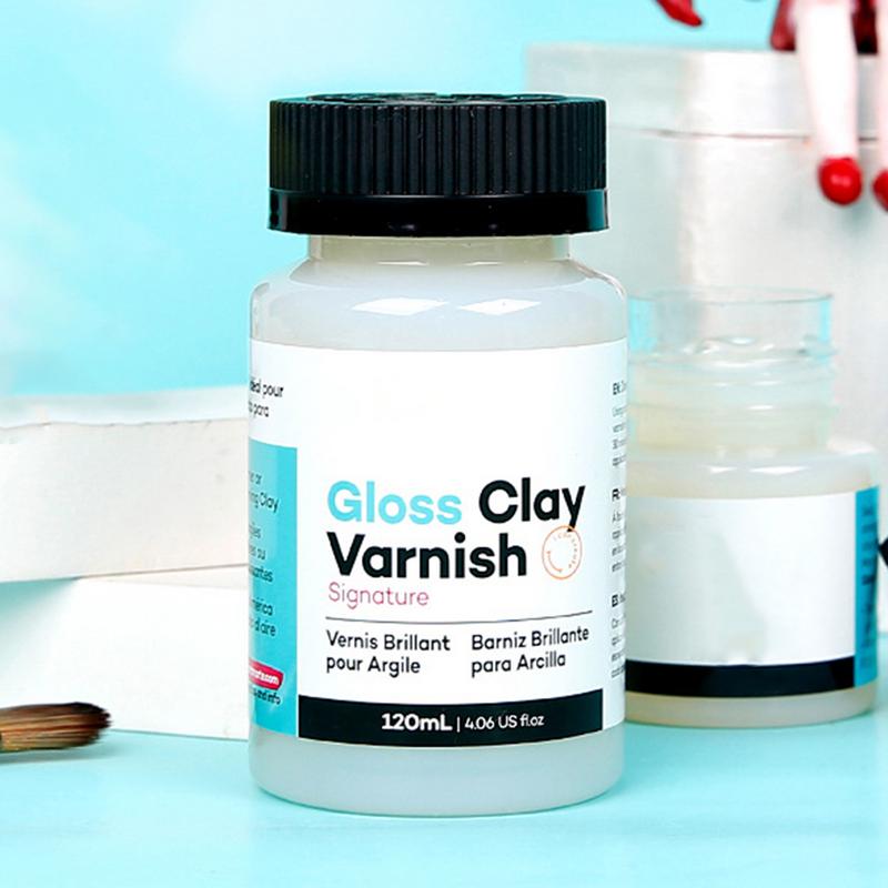 Air Dry Clay - 120 ml Akrilik Vernik Parlak Kil