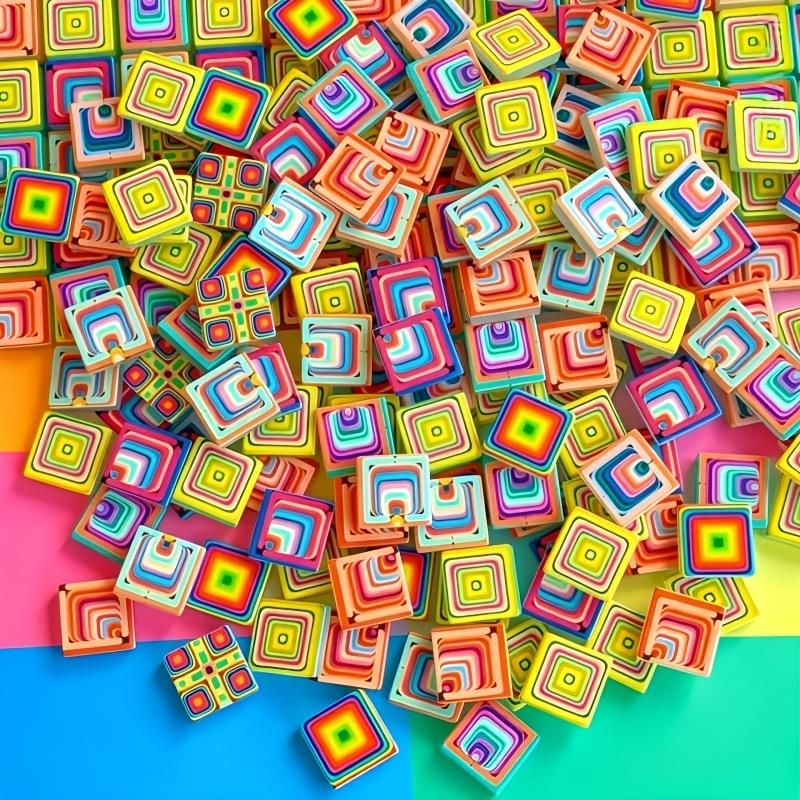 Art Craft Rainbow - 100/200g Renkli Mozaik Malzemeleri, Gökkuşağı Gradyanlı