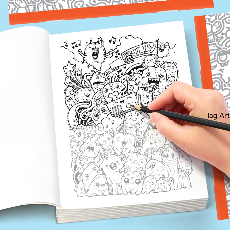 Chinese Art Craft - Yetişkinler İçin Dekompresyon Grafiti Tarzı Şifa