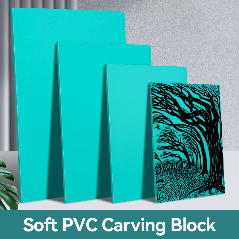 Lino Printing Block - Yumuşak Linolyum Oyma Kauçuk Blok Baskı