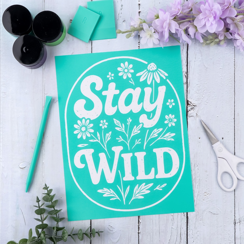 Silk Screen Printing - Serigrafi şablonu yeniden kullanılabilir kendinden yapışkanlı
