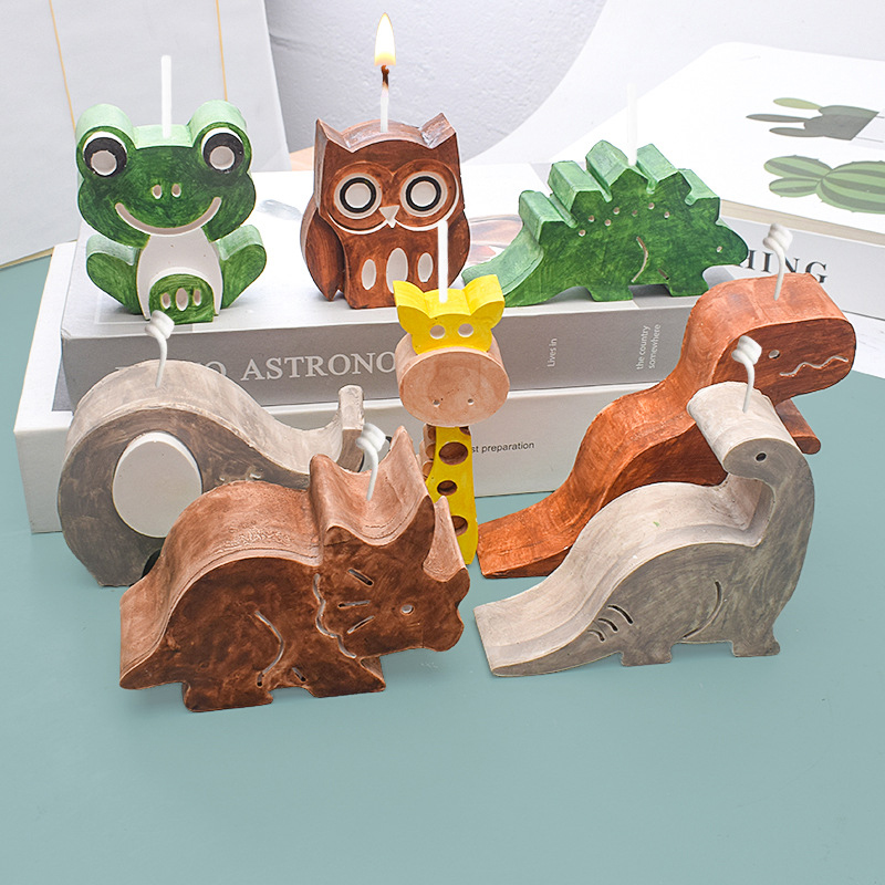 Art Craft Dinosaurs - Hayvanlar, Dinozorlar Zanaat Sanat Mum Kalıp