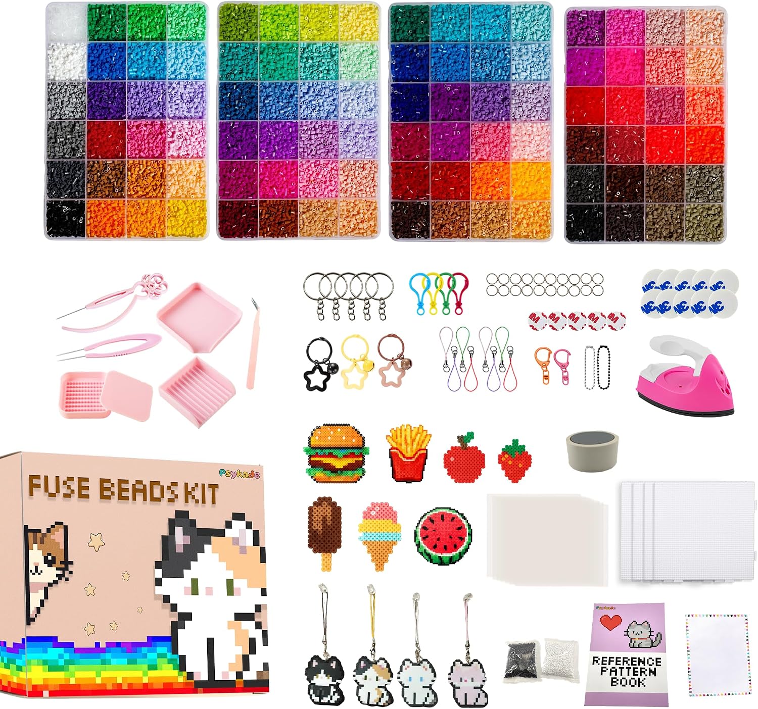 Art Craft Usa - Sigorta Boncuk Seti-Kolay Kendin Yap-96 Renk