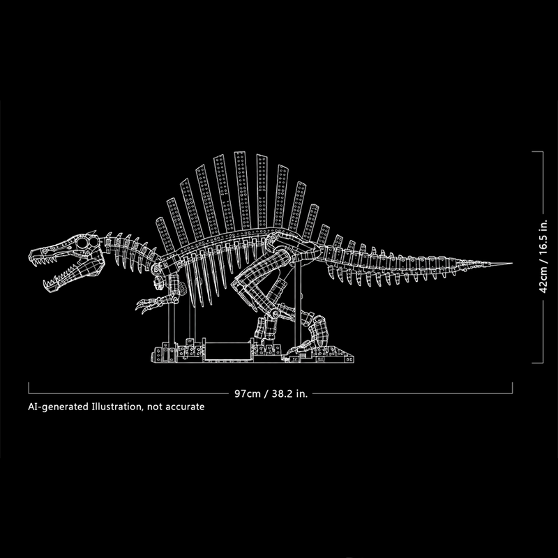 2246 parça MOC Dinozorlar Spin - Art Craft Dinosaurs incelemesi ve fiyatı