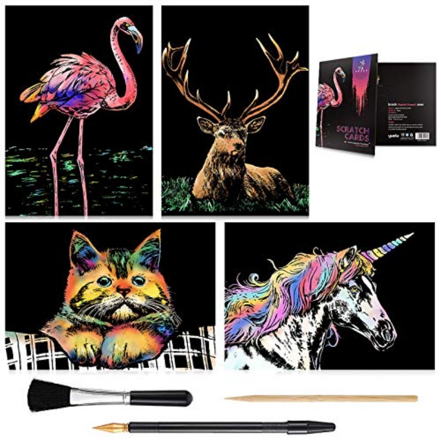 Gökkuşağı Kazıma Sanatı Resim  - Art Craft Rainbow incelemesi ve fiyatı