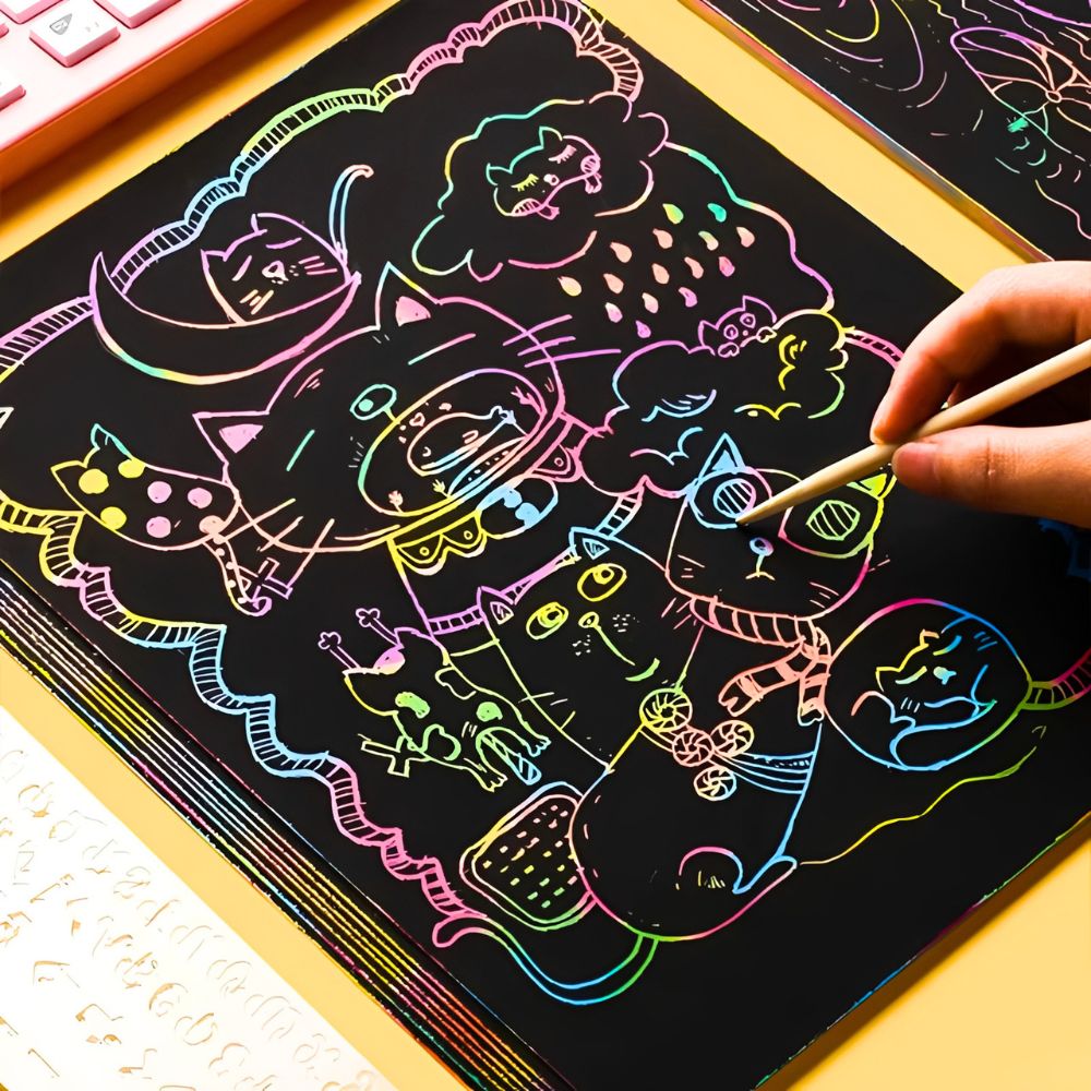 20 adet 16K/32K Gökkuşağı Kazı - Art Craft Rainbow incelemesi ve fiyatı