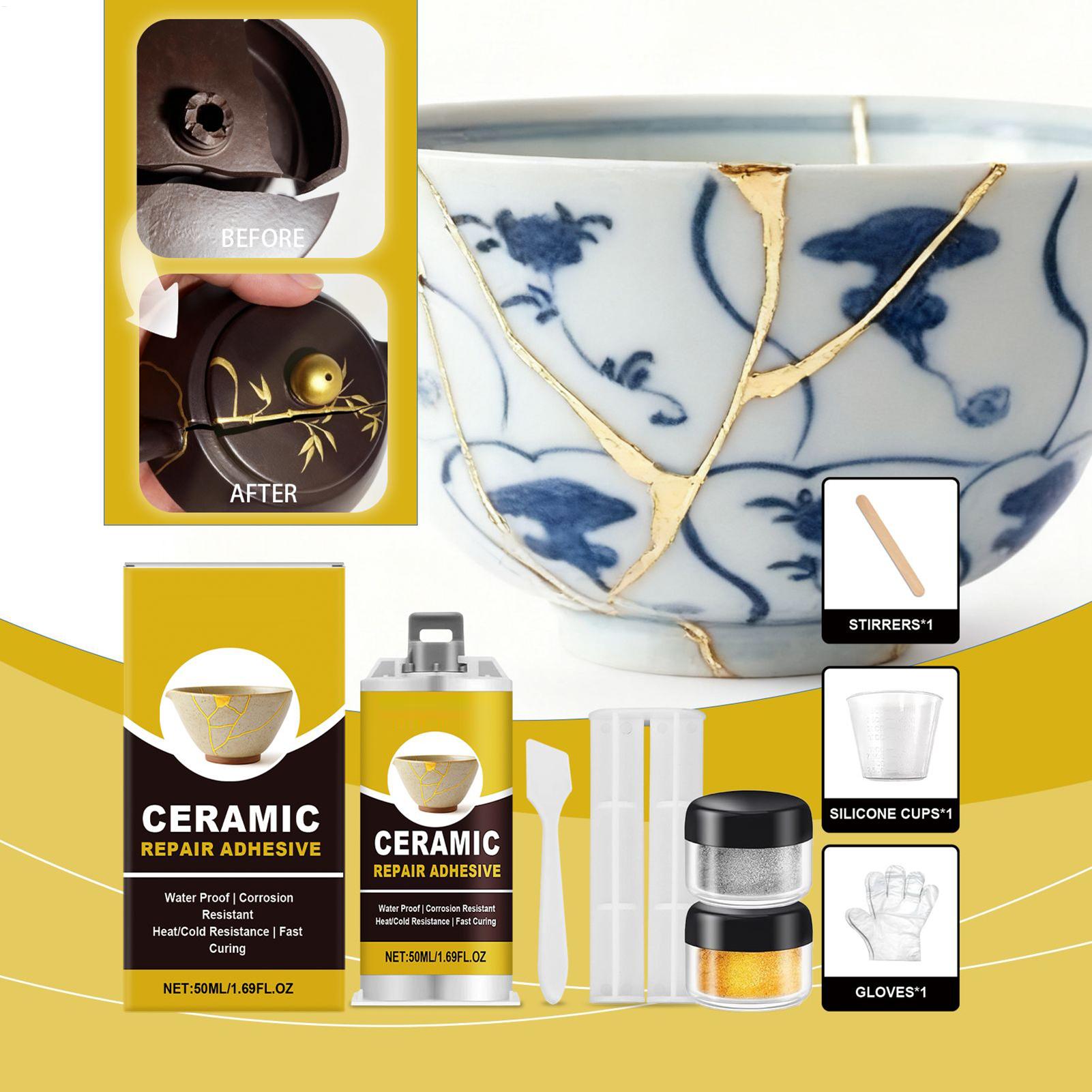 Kintsugi tamir kiti altın sera - Art Craft Cup incelemesi ve fiyatı
