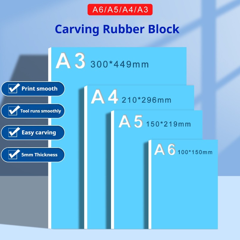 Kauçuk Blok Oyma 3mm/5mm A3/A4 - Lino Printing Block incelemesi ve fiyatı