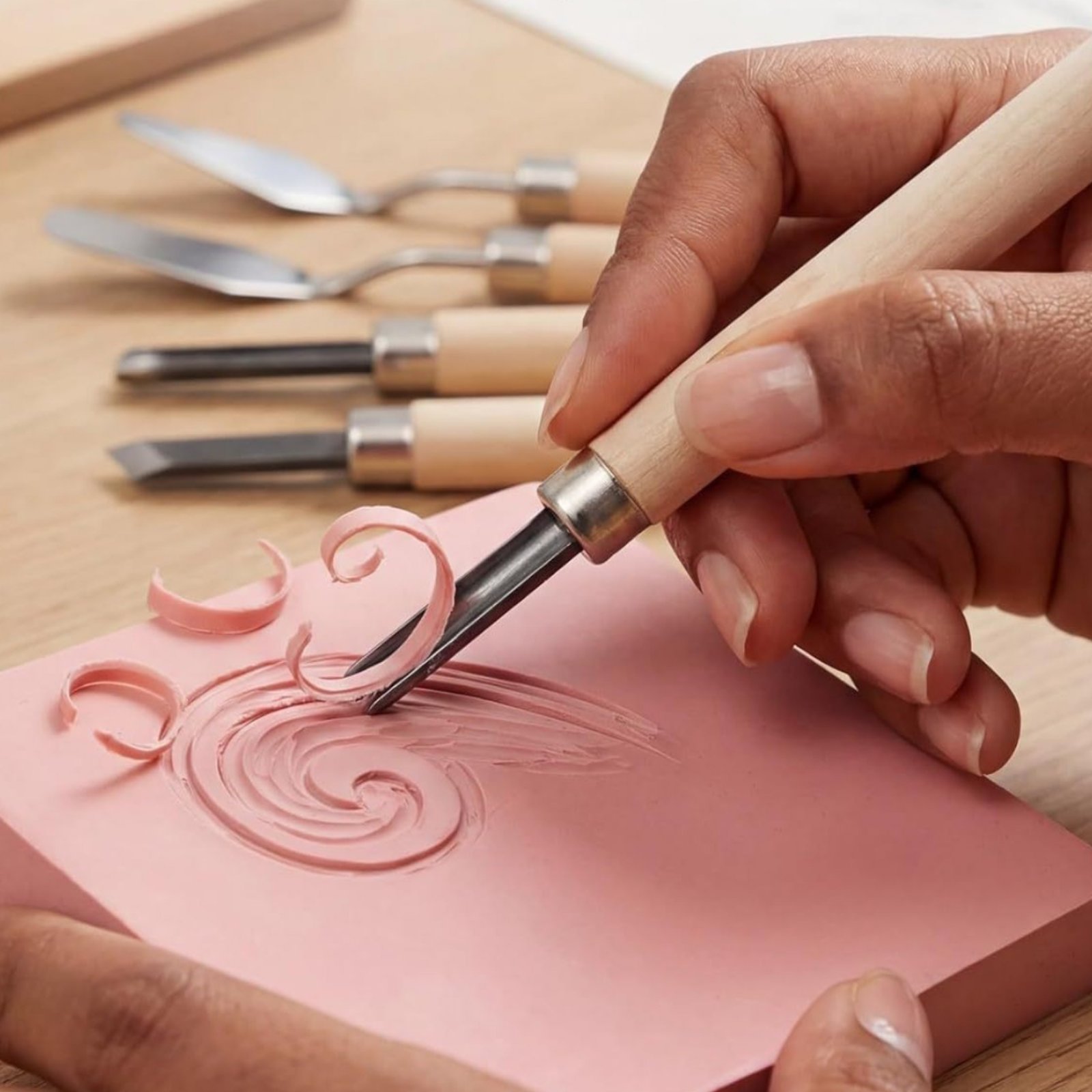 9 Parça Linolyum Oyma Seti Pas - Lino Printing Block incelemesi ve fiyatı