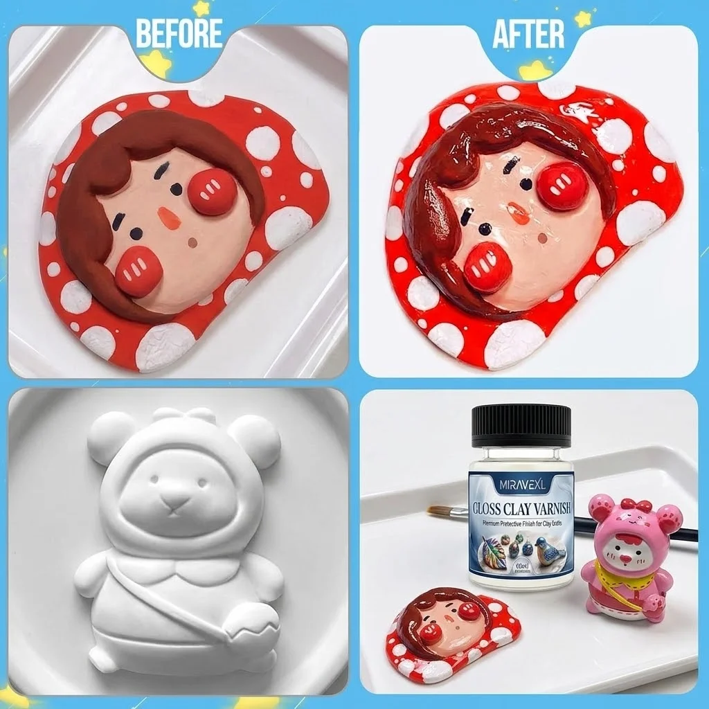 MIRAVEXL Yüksek Parlak Kil Ver - Air Dry Clay incelemesi ve fiyatı