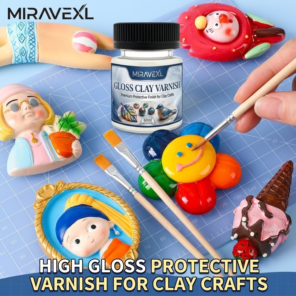 Yüksek Parlaklıkta Kil Cilası, - Air Dry Clay incelemesi ve fiyatı