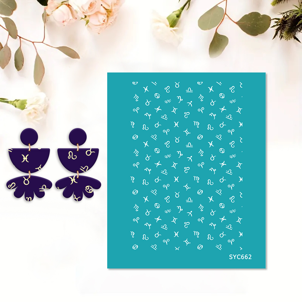 6 Stil Vintage Çiçek ve Zodyak - Silk Screen Printing incelemesi ve fiyatı