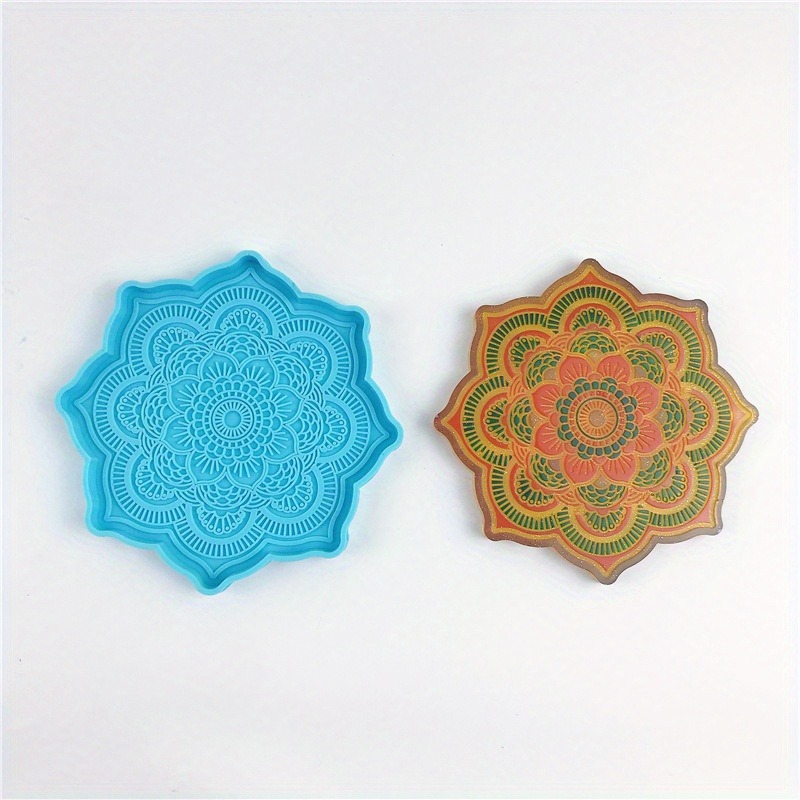 Mandala Coaster silikon kalıp  - Art Craft Flower incelemesi ve fiyatı
