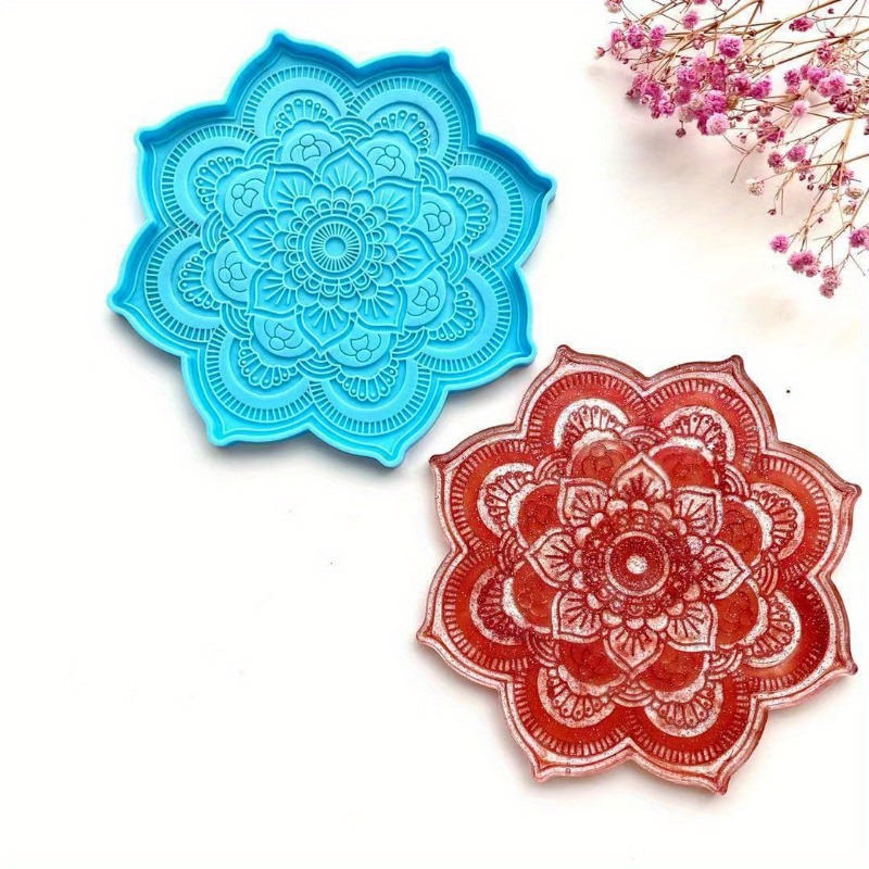 Mandala Coaster silikon kalıp  - Art Craft Flower incelemesi ve fiyatı