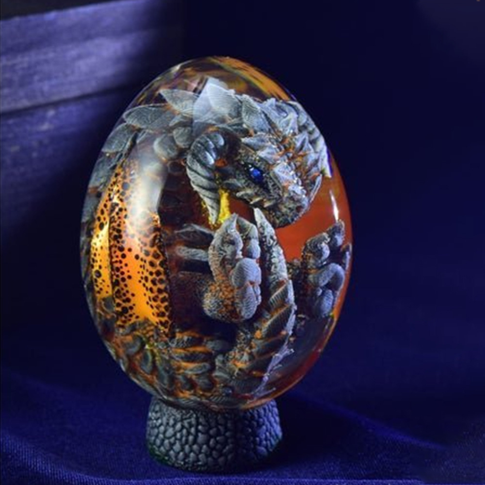 Lava ejderha yumurta heykeli s - Art Craft Dinosaurs incelemesi ve fiyatı